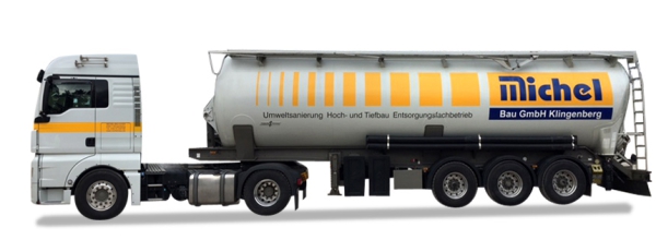 Herpa 929127 | H0 MAN TGX XLX Silo-Sattelzug"Michelbau"