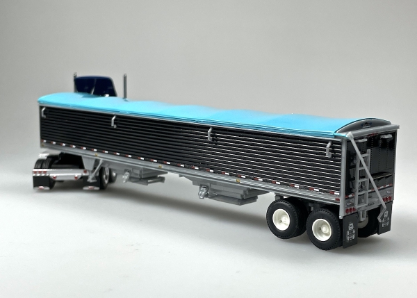 Lonestar LS6009 | H0 Wilson Pacesetter 43' Grain Trailer, black - blue