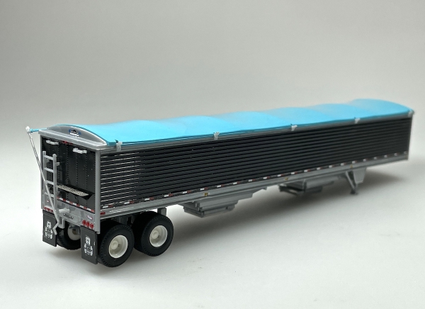 Lonestar LS6009 | H0 Wilson Pacesetter 43' Grain Trailer, black - blue