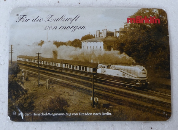 Märklin 999999 | Tin sign Henschel-Wegmann-Zug